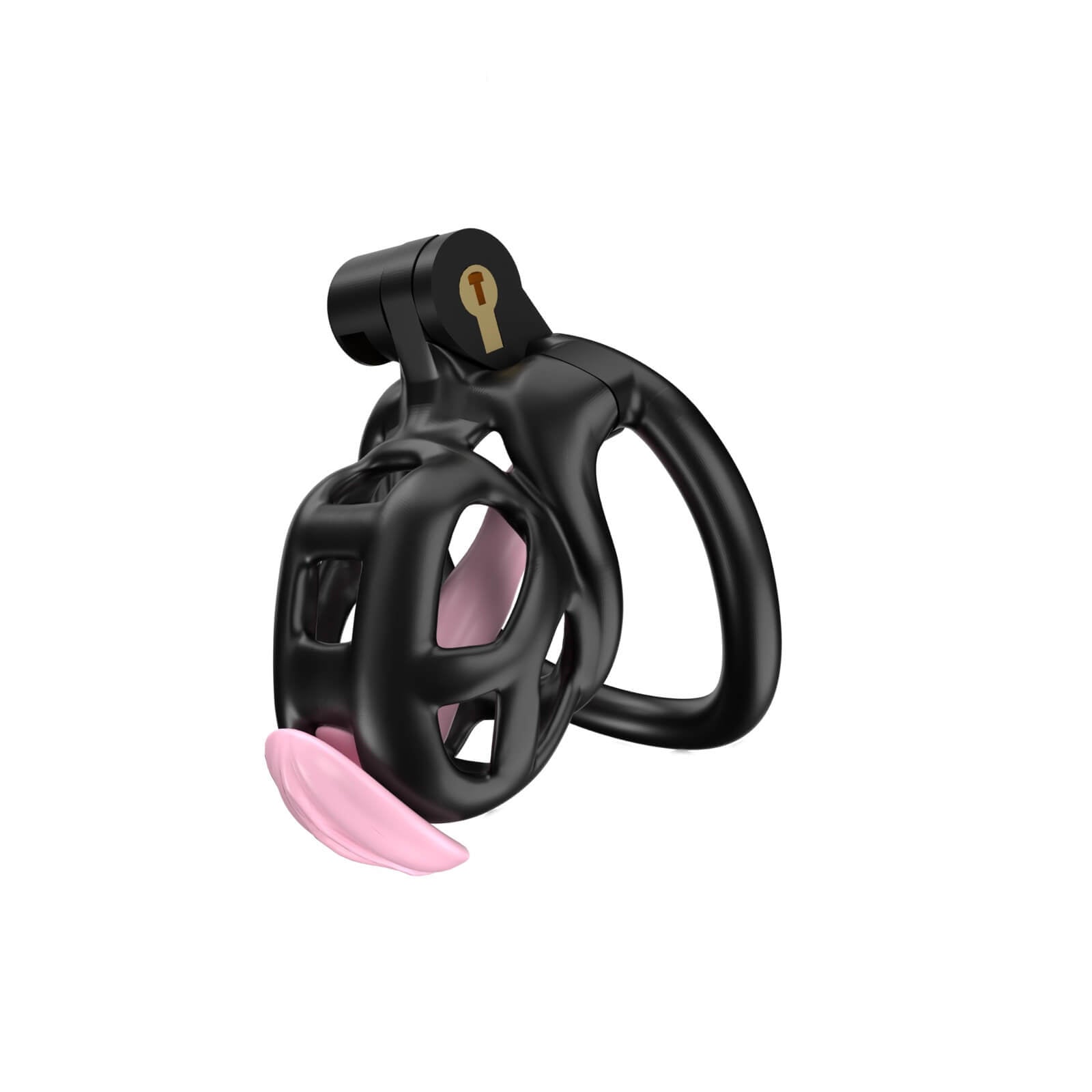 Black Cobra Nub Chastity Kit With Urethral