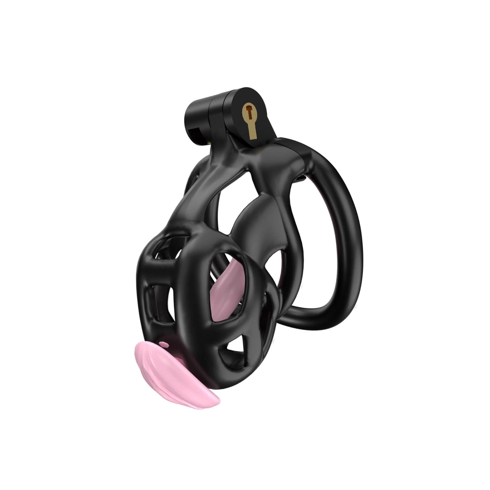 Black Cobra Nano Chastity Kit With Urethral