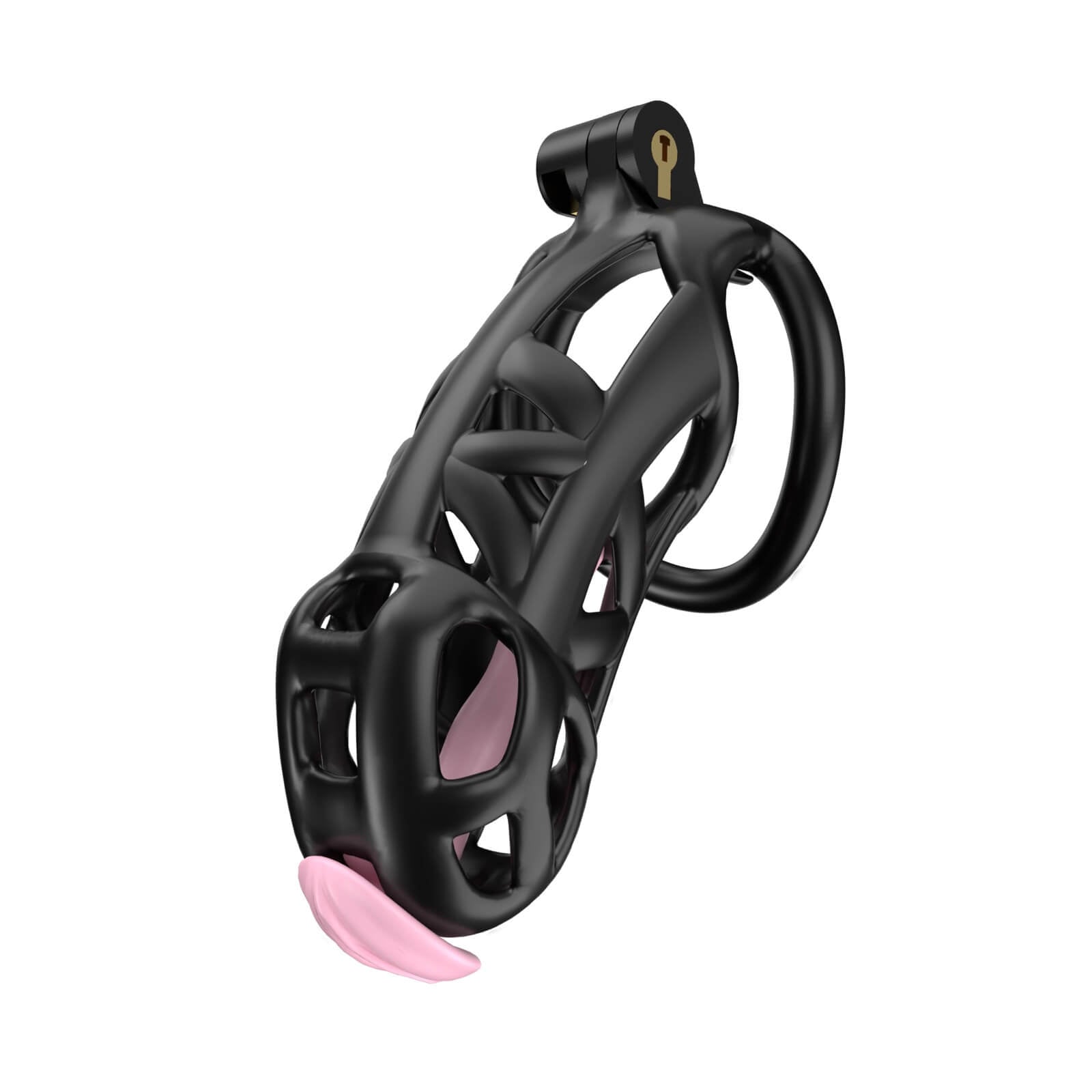Black Cobra Maxi Chastity Kit With Urethral