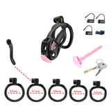 Black Cobra Small Chastity Kit With Urethral