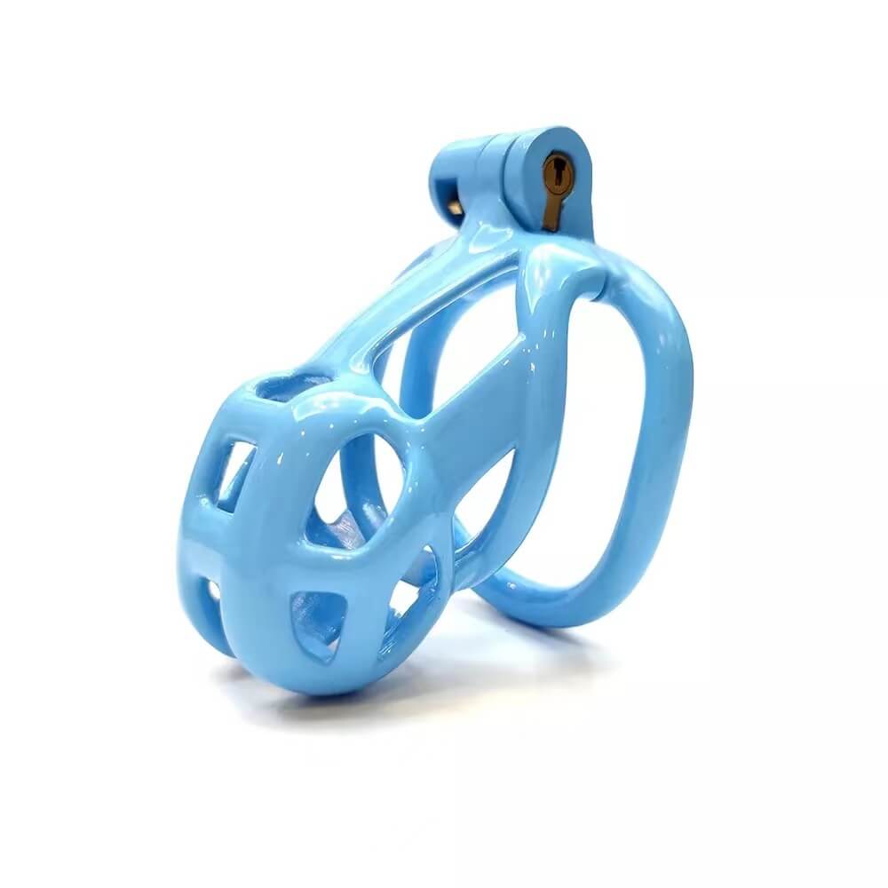 Nano Blue Cobra Male Chastity Cage