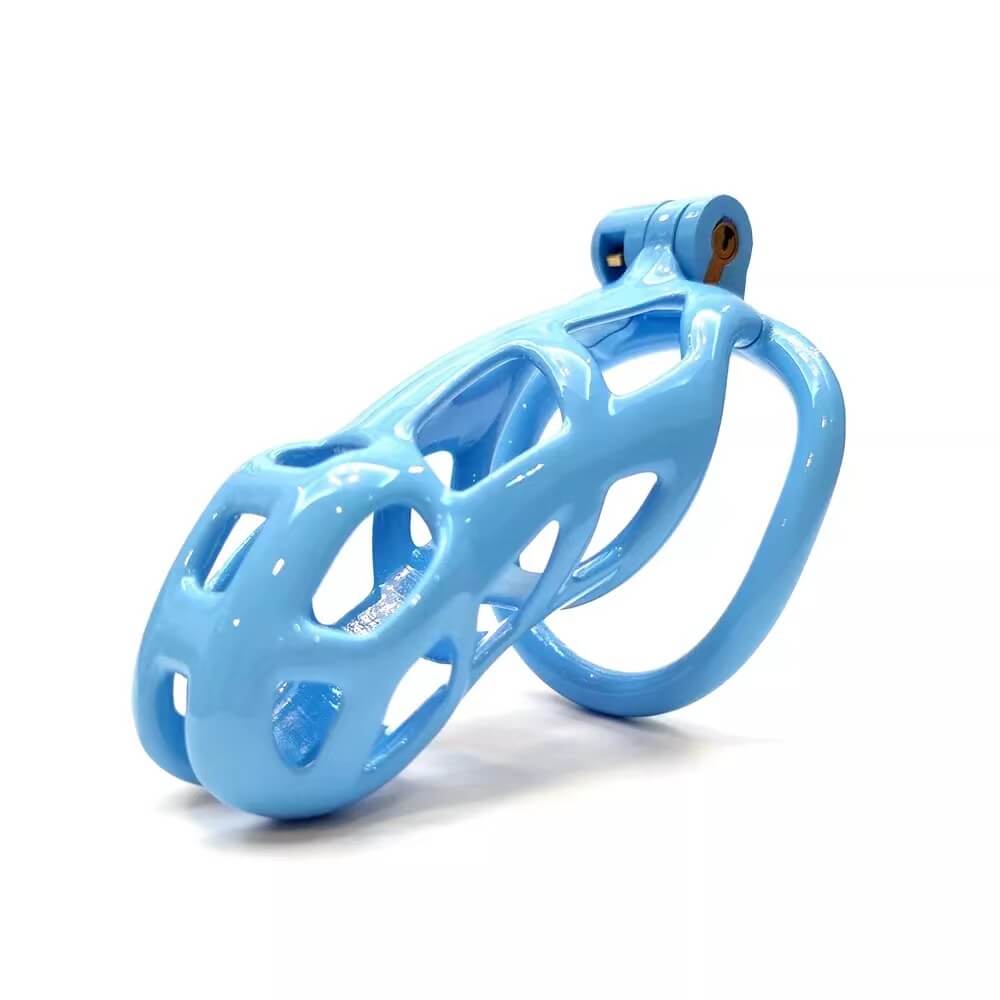 Standard Blue Cobra Male Chastity Cage