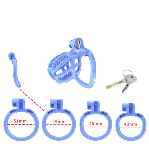 Blue Mamba 4.0 Nano Chastity Cage