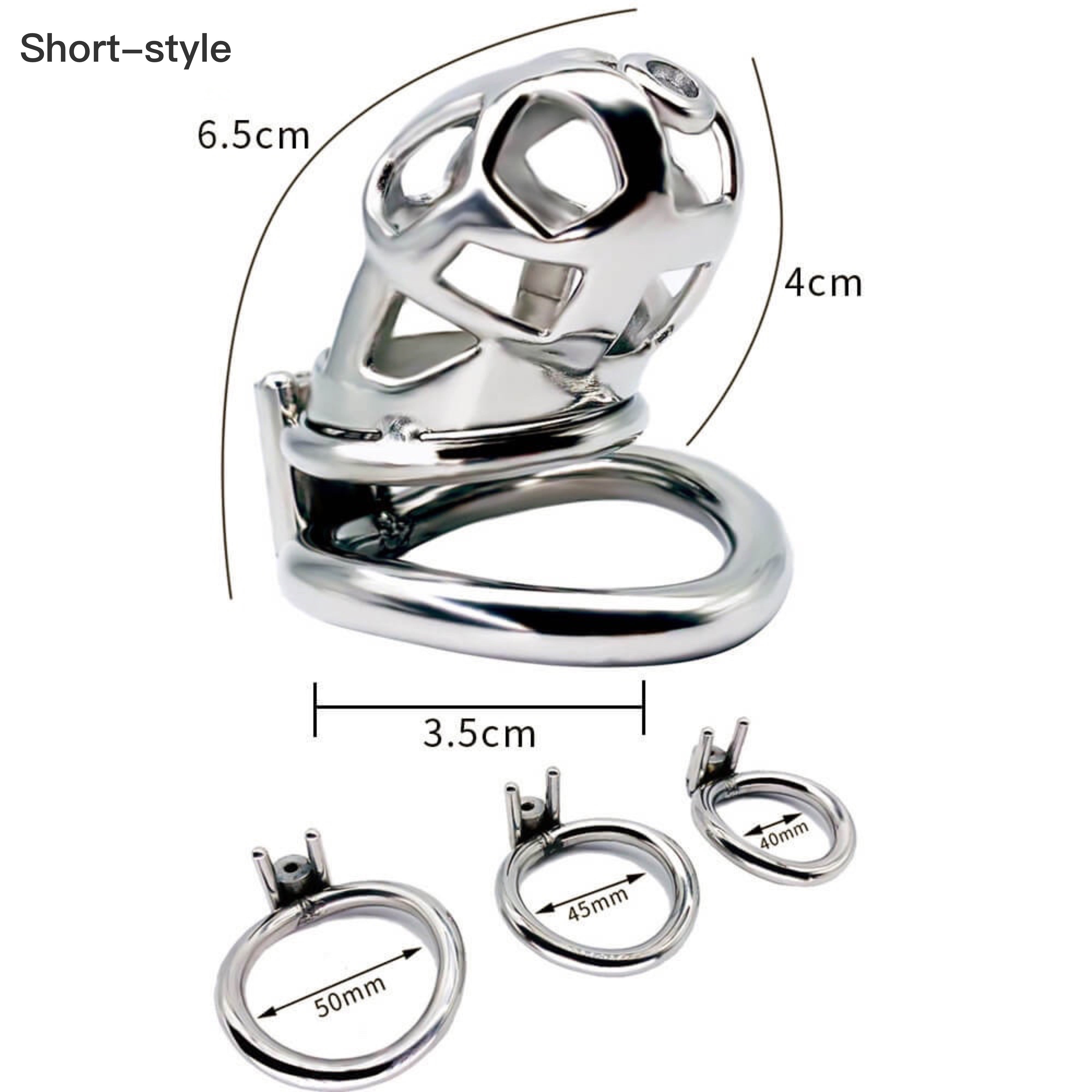 Mamba Chastity Cage 2.56 to 3.74 inches