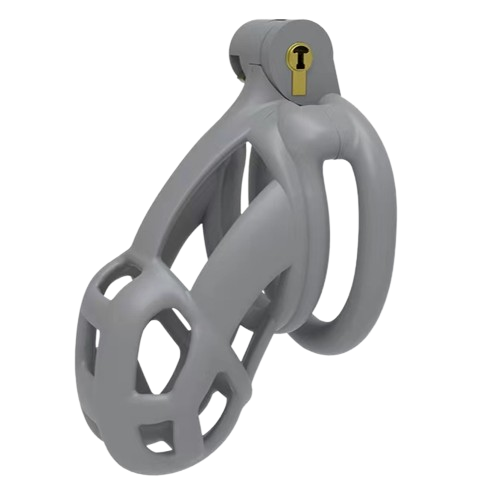 Cement Gray Sung Cobra Chastity Device Kit (2.96 Inches)