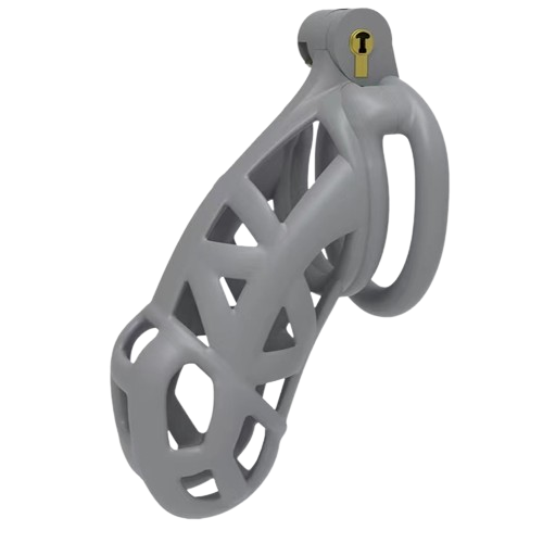 Cement Gray Max Cobra Chastity Device(3.94 Inches)