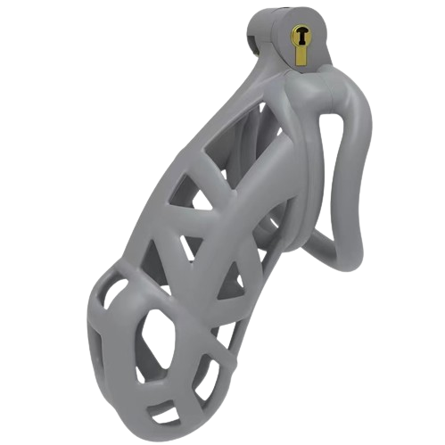 Cement Gray Max Cobra 2.0 Chastity Device Kit (3.94 Inches)