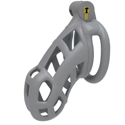 Cement Gray Comfort Cobra Chastity Device (3.35 Inches)