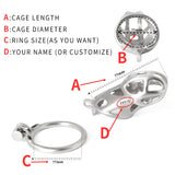 Custom Cobra Chastity Cage Steel