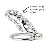 Custom Cobra Chastity Cage Steel