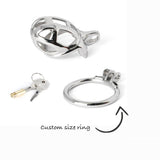 Custom Cobra Chastity Cage Steel