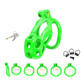 Small Green Cobra Male Chastity Cage