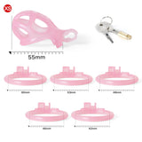 Ice Vision Design Cobra Chastity Cage Pink