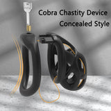 New Concealed Cobra Chastity Cage