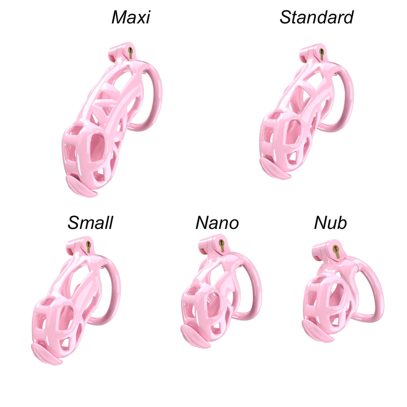 Pink Cobra Maxi Chastity Kit With Urethral
