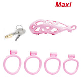 Maxi Pink Cobra Male Chastity Cage