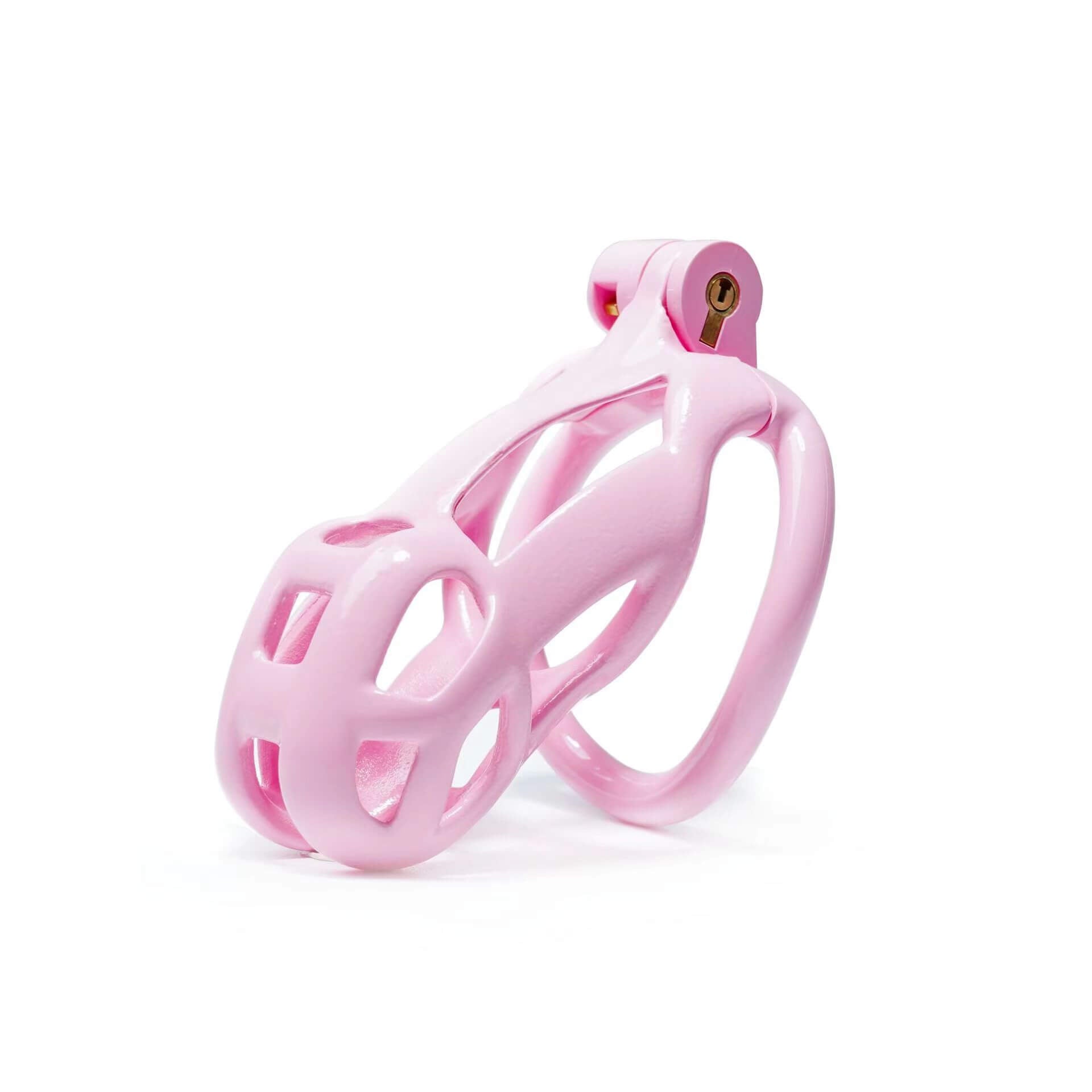 Small Pink Cobra Male Chastity Cage
