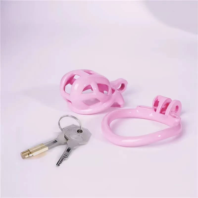 Nub Pink Cobra Male Chastity Cage