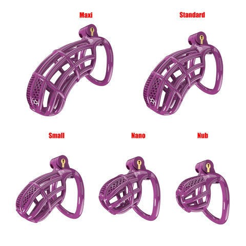 Purple Mamba 4.0 Nub Chastity Cage
