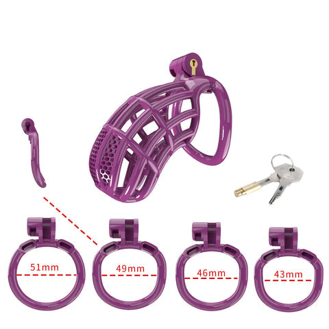 Purple Mamba 4.0 Standard Chastity Cage