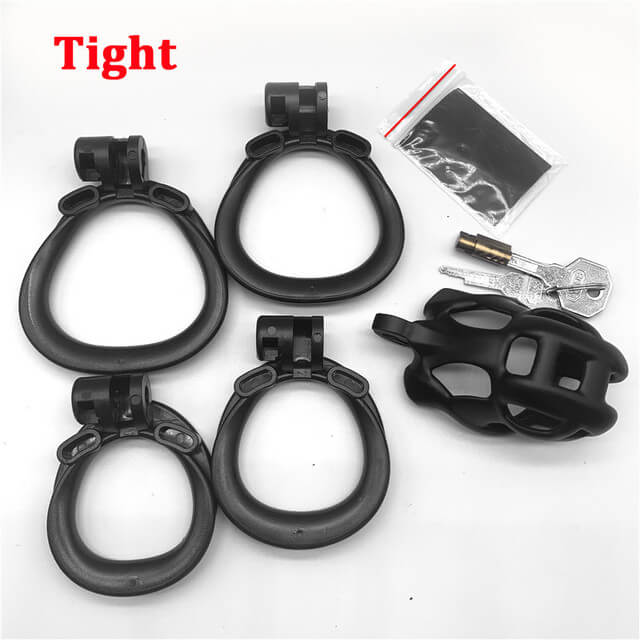 Upgrade Black Tight Cobra 6.0 Chastity Device Kit