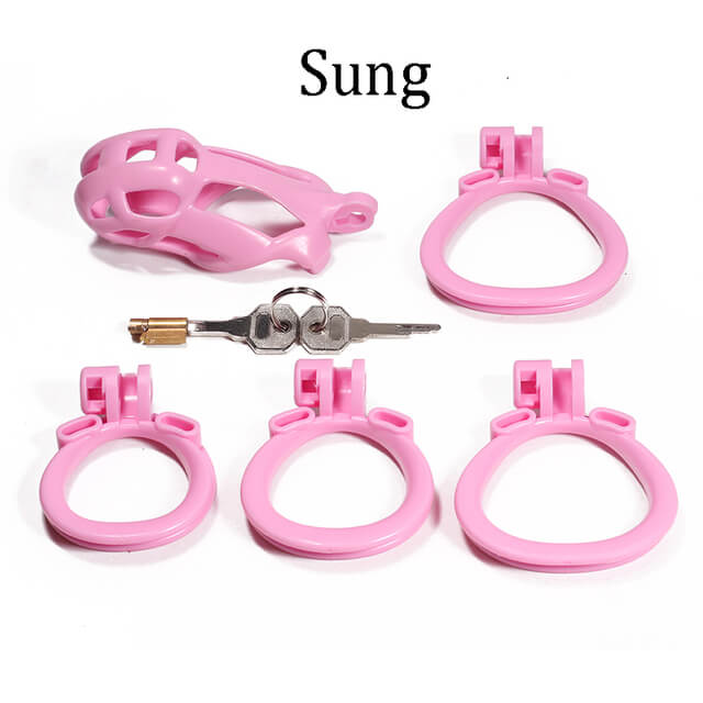 Upgraded Pink Sung Cobra 6.0 Chastity Cage