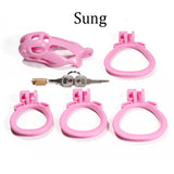 Upgraded Pink Sung Cobra 6.0 Chastity Cage