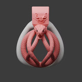 Snakes Entwined Cobra Chastity Cage