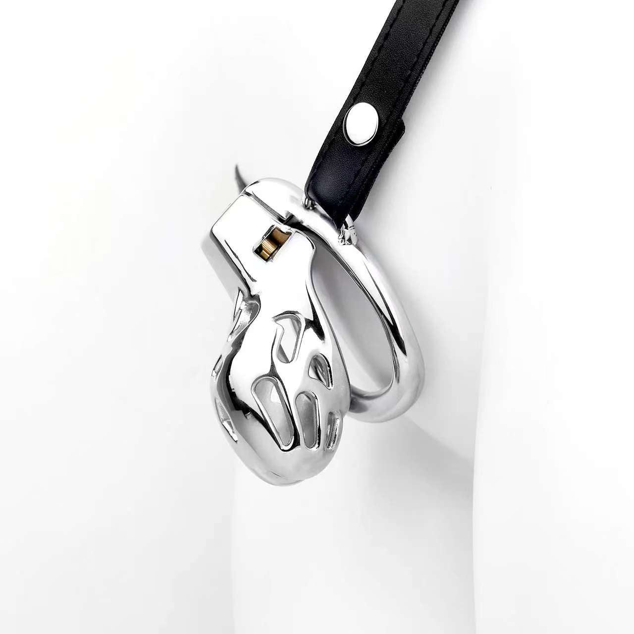 Stainless Steel Cobra Curve Chastity Device