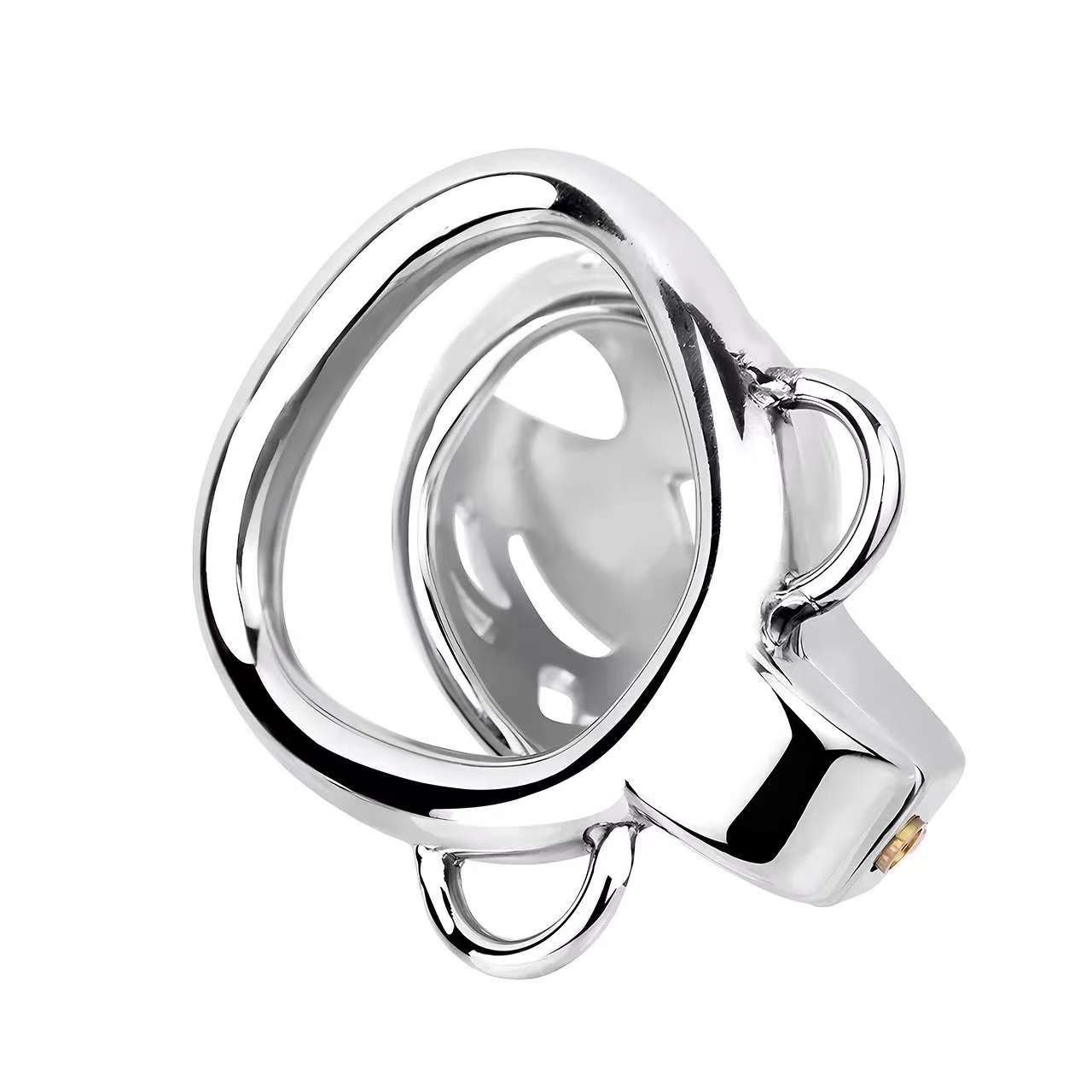Stainless Steel Cobra Curve Chastity Device
