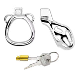 Stainless Steel Cobra Curve Chastity Device