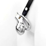 Stainless Steel Cobra Curve Chastity Device