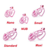 Small Pink Stripe Cobra Chastity