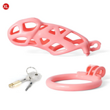 The Guardian Premium Chastity Cage Pink