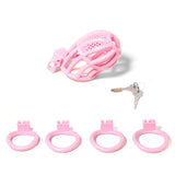 Honeycomb Cobra Chastity Device With 4 Ring