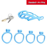 Standard Blue Cobra Male Chastity Cage Kits