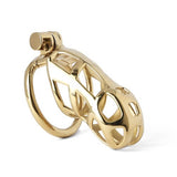 Gold Stainless Steel MAMBA Chastity Cage