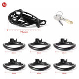Mamba Spiked Black Chastity Cage