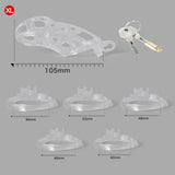 Ice Vision Design Clear Cobra Chastity Cage