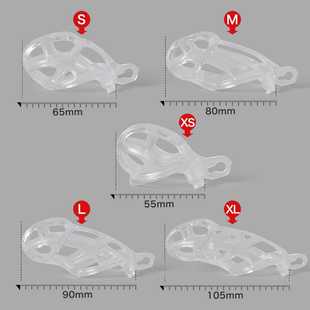 Ice Vision Design Clear Cobra Chastity Cage