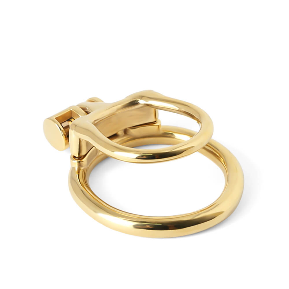 Gold Stainless Steel MAMBA-ZERO Cock Cage