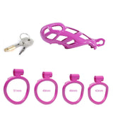 Standard Purple Cobra Male Chastity Cage Kits