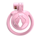 Super Small Cobra Chastity Cage With 5 Arc Rings