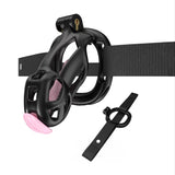 Black Cobra Chastity Small Kit With Belt And Urethral