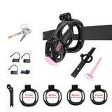 Black Cobra Chastity Small Kit With Belt And Urethral