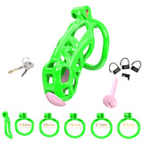 Green Cobra Maxi Chastity Kit With Urethral