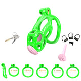 Green Cobra Small Chastity Kit With Urethral