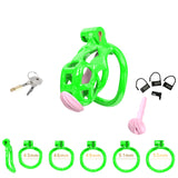 Green Cobra Nano Chastity Kit With Urethral