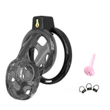 Elastic Black Cobra Chastity Cage