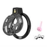 Elastic Black Cobra Chastity Cage